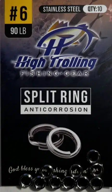 High Trolling Split Ring #6